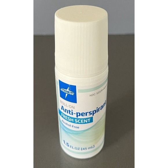 MedLine Roll On Anti-Perspirant Fresh Scent 1.5 FL OZ Alcohol Free Exp 01/27 New - Picture 2 of 3
